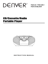 Denver TCD-33 User manual