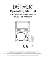 Denver MT-779DVBT Owner's manual