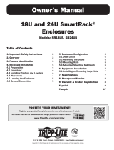 Tripp Lite SmartRack SR18UB Owner's manual