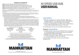Manhattan 161633 User manual