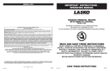 Lasko Products 5165 User manual