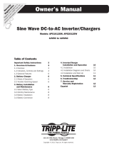 Tripp Lite APS Sine Wave Inverter Owner's manual