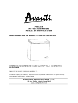 Avanti CF1510 User manual