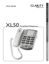 Clarity XL50 User guide