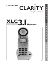 Clarity XLC3.1 User manual