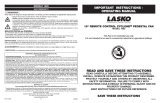 Lasko Products 1885 User manual