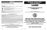 Lasko 3542 User manual