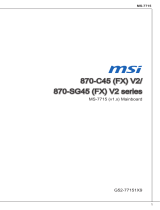 MSI 870-C45 (FX) V2 User manual