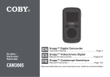 COBY electronic SNAPP CAM3005 Series User manual
