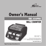 Royal Sovereign RBC-650PRO Owner's manual