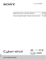 Sony Cyber Shot DSC-HX200V User manual