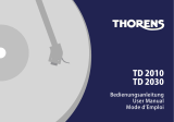 Thorens TD 2010 User manual