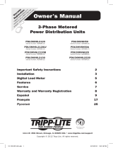Tripp Lite PDU3MV6H50 Owner's manual