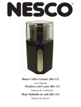 Nesco Blade Coffe Grinder User manual