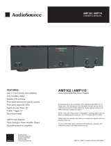AudioSource AMP102 Owner's manual