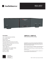 AudioSource AMP210 User manual