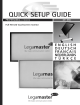 Legamaster PROF e-Screen 65" ETD white LED Installation guide