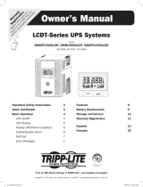 Tripp Lite SMART1500LCDT Owner's manual