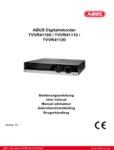 Abus TVVR41110 User manual