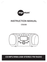 MPMan CSU58 Owner's manual