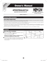 Tripp Lite 4POSTRAILKIT1U Owner's manual
