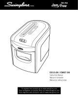 Acco EX10-06 Cross-Cut Jam Free User manual