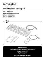 Kensington Wired Keyboard Desktop Set User manual