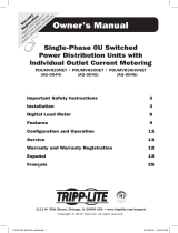 Tripp Lite PDUMVR30NET Owner's manual