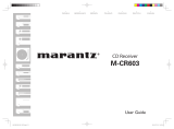 Marantz M-CR603 Owner's manual