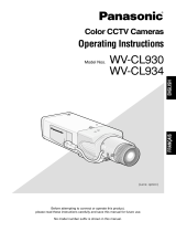 Panasonic WV-CL930 Operating instructions