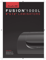 GBC Fusion 1000L User manual