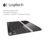 Logitech Ultrathin Keyboard Cover Owner's manual