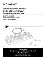 Kensington Comfort Type™ USB Keyboard User manual