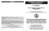 Lasko 5160 User manual