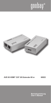 Wentronic AVS 50 HDMI CAT 5/6 User manual