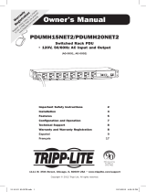 Tripp Lite PDUMH15NET2 & PDUMH20NET2 PDUs Owner's manual