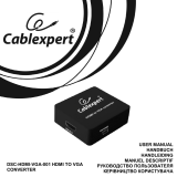 Cablexpert DSC-HDMI-VGA-001 User manual