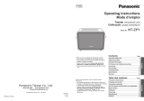 Panasonic NT-ZP1V Operating instructions
