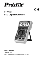 Pro'sKit MT-1132 Owner's manual