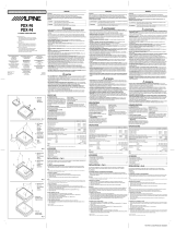 Alpine PDX-F4 User manual