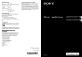 Sony MDR1RBT User manual