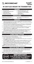 Scosche FMTD3R Operating instructions