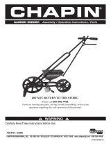 Chapin 84000 Operating instructions