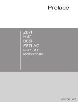 MSI H87I AC User manual