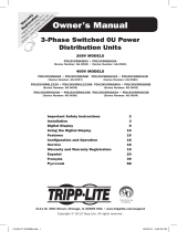 Tripp Lite 3-Phase Switched 0U PDUs 8 Owner's manual