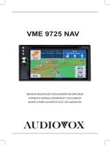 Audiovox VME 9725 NAV Owner's manual