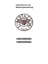 Bertazzoni F45CONMOWX Owner's manual