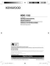 Kenwood KDC152 User manual