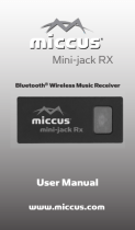 Miccus Mini-jack RX User manual