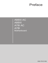 MSI A88XI AC User manual